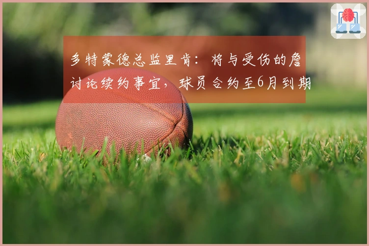 多特蒙德总监里肯：将与受伤的詹讨论续约事宜，球员合约至6月到期